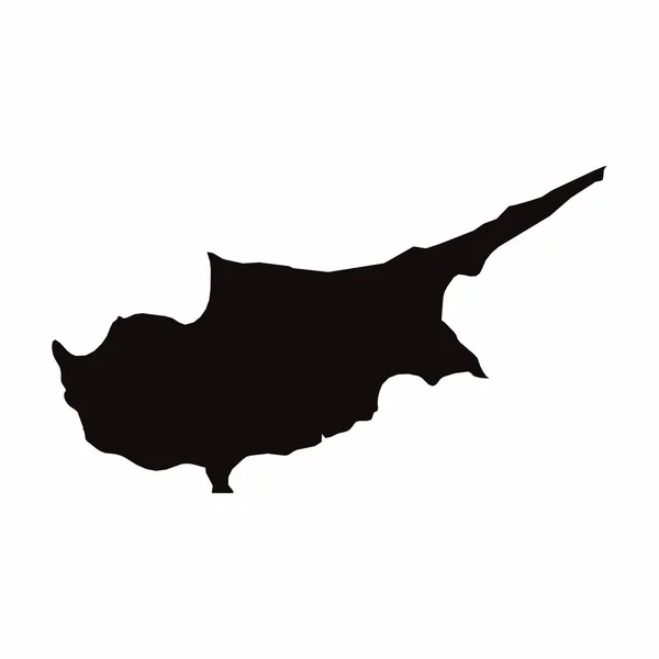Кіпр Векторна карта країни — стокове фото