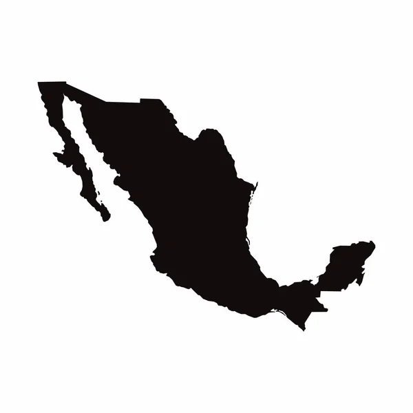 Mexico vector landkaart — Stockfoto