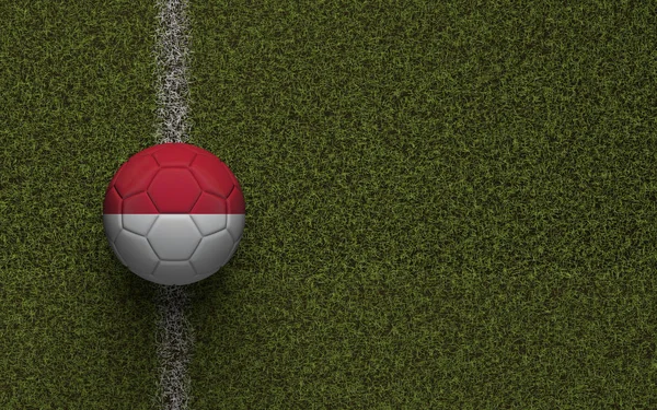 Controlador de videogame de fundo de jogos de futebol com uma bola de  futebol tradicional e campo de grama