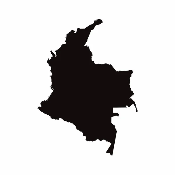 Colombia mappa paese vettoriale — Foto Stock