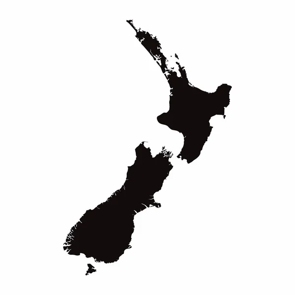Neuseeland-Vektorlandkarte — Stockfoto