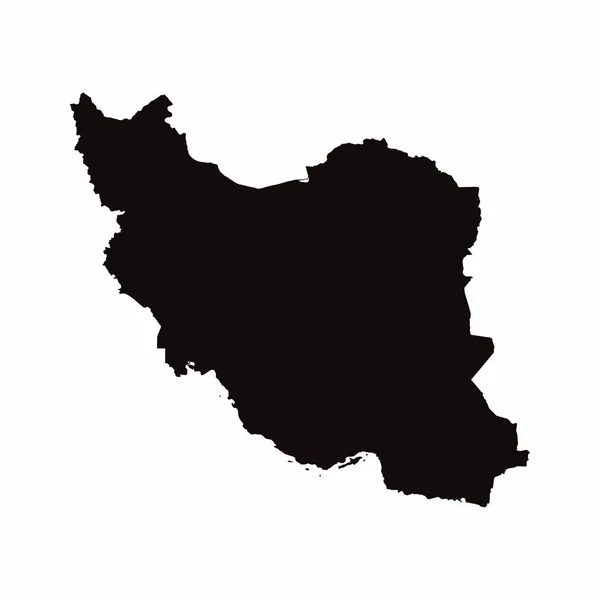 Mapa země v Íránu — Stock fotografie