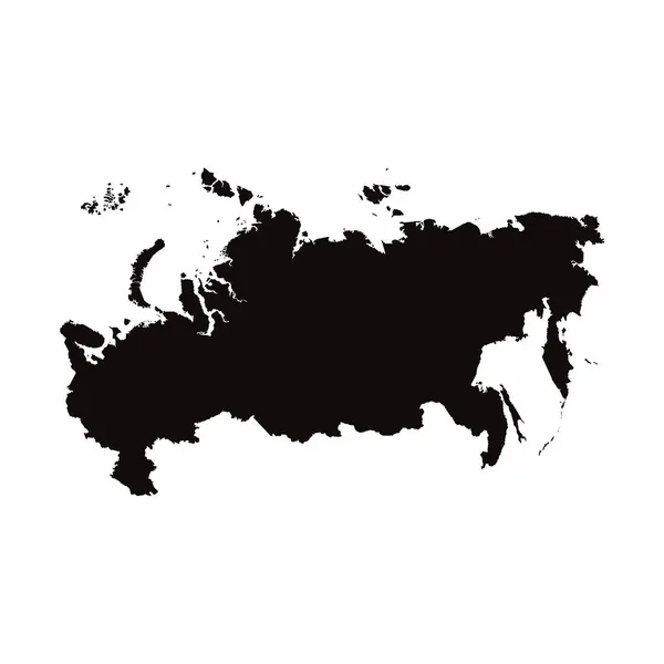 Mapa del país vector Rusia —  Fotos de Stock
