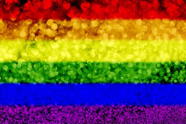 Gay orgullo arco iris bandera brillo fiesta celebración fondo —  Fotos de Stock