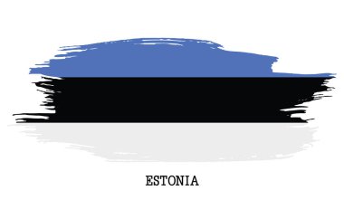 Ulusal bayrak, düz modern vektör illüstrasyon biçimi haritası