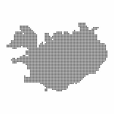 Ulusal bayrak, düz modern vektör illüstrasyon biçimi haritası