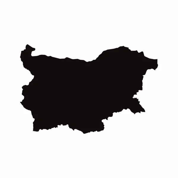 Болгарія Векторна карта країни — стокове фото