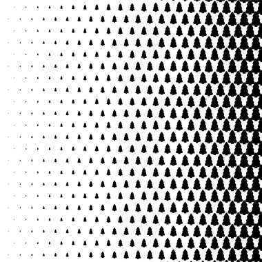 Noel ağacı vektörü yarım ton deseni