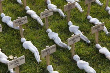 Londra, Uk - 8 Kasım 2018: Somme sergisi 