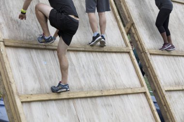 Londra, Uk - 8 Eylül 2018: Katılımcılar bir rou 'ya katılıyor