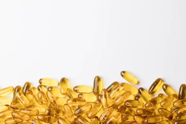 Vitamin Omega 3 tablet minyak ikan — Stok Foto