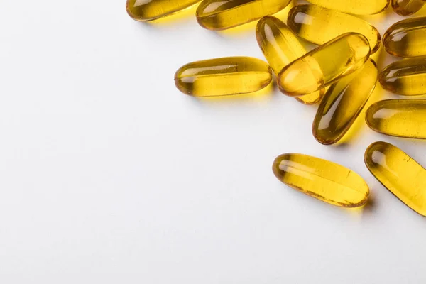 维生素Omega 3鱼油片 — 图库照片