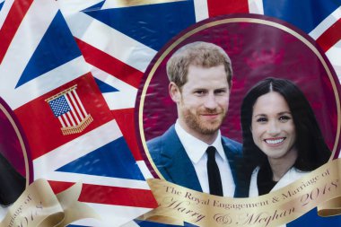 Londra, Uk - 14 Mayıs 2018 Roya bayrağını kutlayan sendika bayrağı
