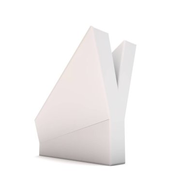 Y harfi eğimli perspektif yazı tipi. 3d Hazırlama