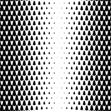 Noel ağacı vektörü yarım ton deseni