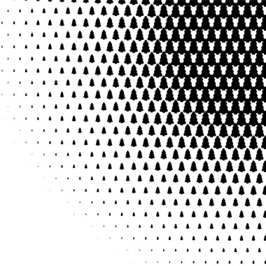 Noel ağacı vektörü yarım ton deseni