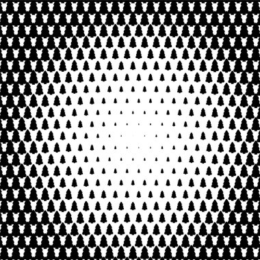 Noel ağacı vektörü yarım ton deseni