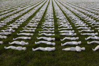 Londra, Uk - 8 Kasım 2018: Somme sergisi 