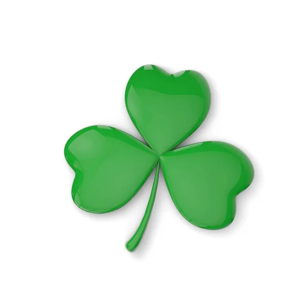 St Patrick 's day Ierse shamrock klaver achtergrond. 3d destructie — Stockfoto