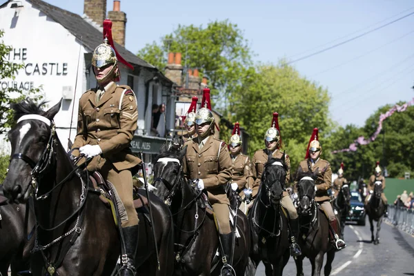 WINDSOR, Reino Unido - 17 DE MAYO DE 2018: Ensayo completo con el brazo — Foto de Stock