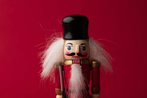 Świąteczny Boże Narodzenie Dziadek do orzechów żołnierz zabawka — Zdjęcie stockowe