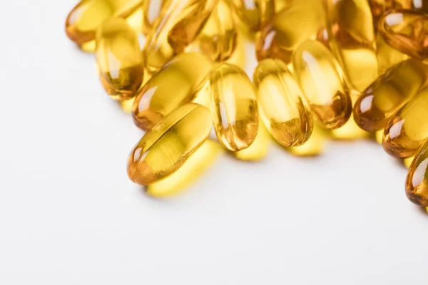 Vitamin Omega 3 tablet minyak ikan — Stok Foto