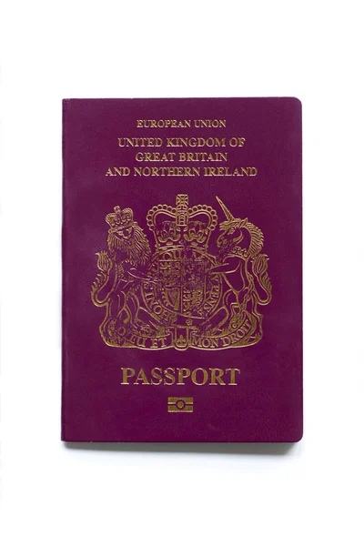 Passaporte do Reino Unido — Fotografia de Stock