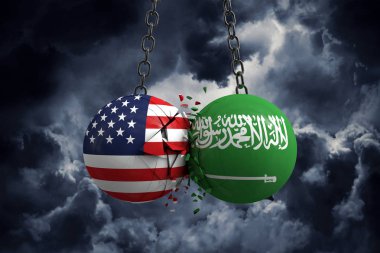 Relationship conflict between USA and Saudi Arabia. Trade deal c