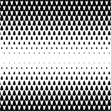 Noel ağacı vektörü yarım ton deseni