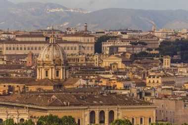 Roma şehir silüeti panoramik görünümü.