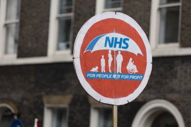 Londra, Uk - 3 Şubat 2018: Protestocular ve kampanyacılar 