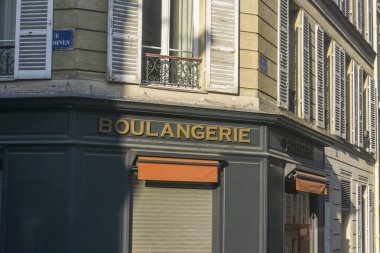 Bir Fransız Boulangerie fırını.