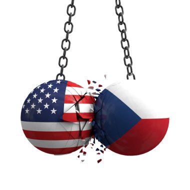 Usa ile Çek Cumhuriyeti arasındaki ilişki çatışması. Ticaret anlaşması.