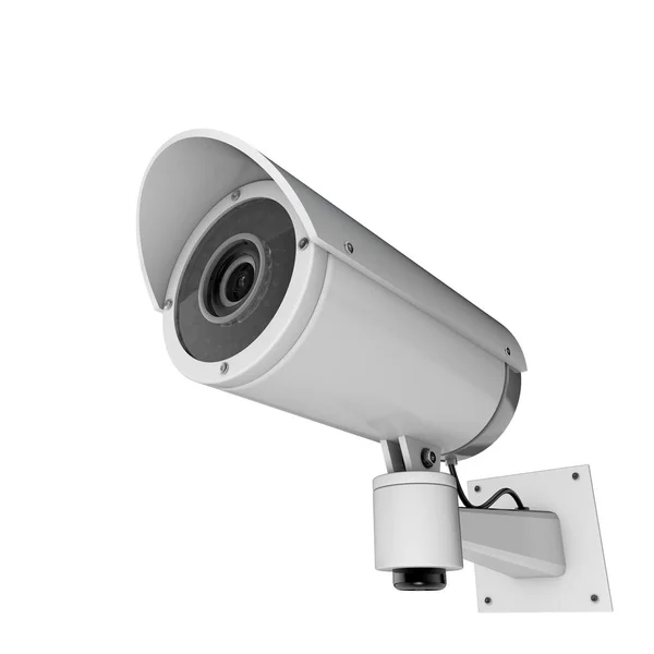 Kamera monitoringu CCTV. Renderowanie 3D — Zdjęcie stockowe