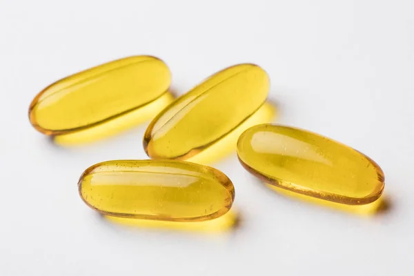 维生素Omega 3鱼油片 — 图库照片