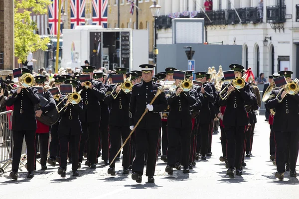 Windsor, Uk - 17 maja 2018: Pełna próba generalna z ramieniem — Zdjęcie stockowe