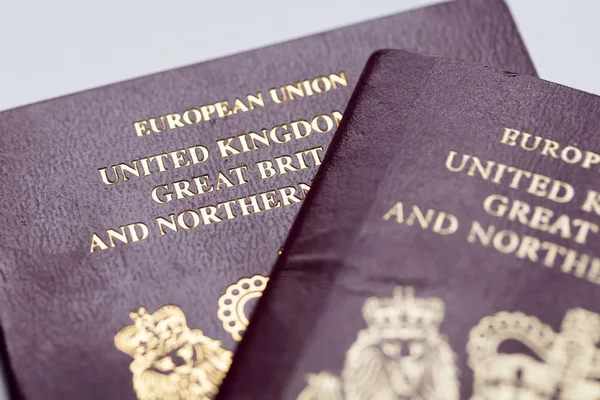 Passaporte do Reino Unido — Fotografia de Stock