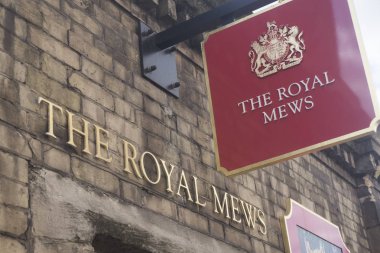Londra, Uk - 11 Mayıs 2018 Buckingham Palce I 'deki Royal Mews