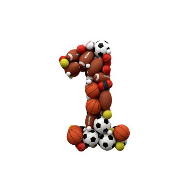 C harfi büyük harfle beveled. 3d Rendering