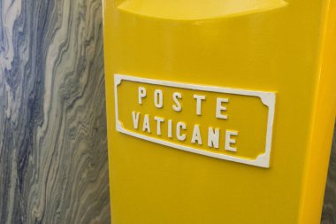 Vatikan Roma 'da posta tabelası İtalya