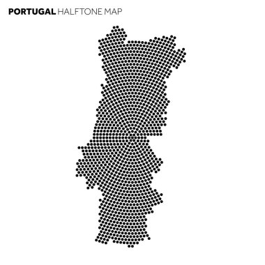 Modern ulusal harita vektör illüstrasyonu