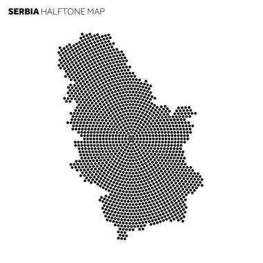 Modern ulusal harita vektör illüstrasyonu