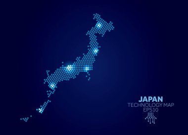 Modern ulusal harita vektör illüstrasyonu