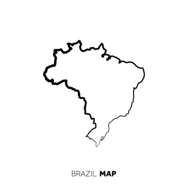 Modern ulusal harita vektör illüstrasyonu