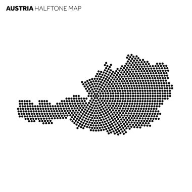 Modern ulusal harita vektör illüstrasyonu