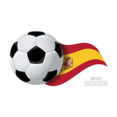 dijital illüstrasyon, ulusal bayraklı futbol topu