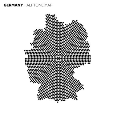 Modern ulusal harita vektör illüstrasyonu