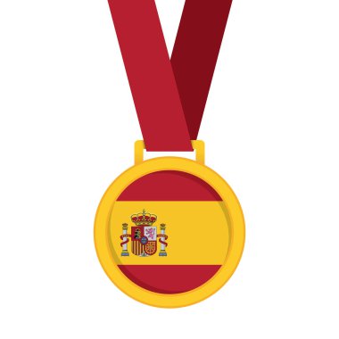 Sembol ve haritalı ülke bayrağı tasviri 