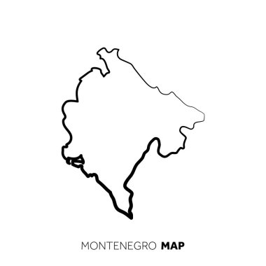 Modern ulusal harita vektör illüstrasyonu