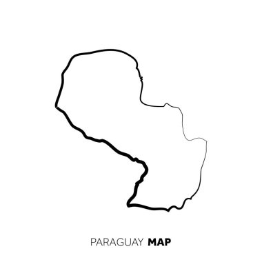 Modern ulusal harita vektör illüstrasyonu